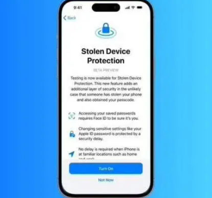 定安苹果授权维修店分享被盗设备保护功能开启方法 