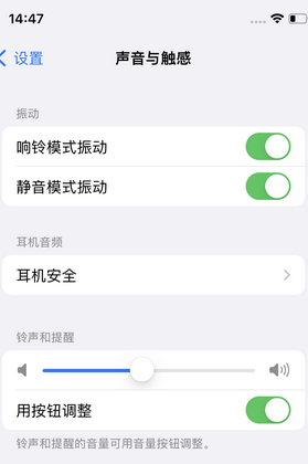 定安苹果锁屏维修分享iPhone锁屏时声音忽大忽小调整方法