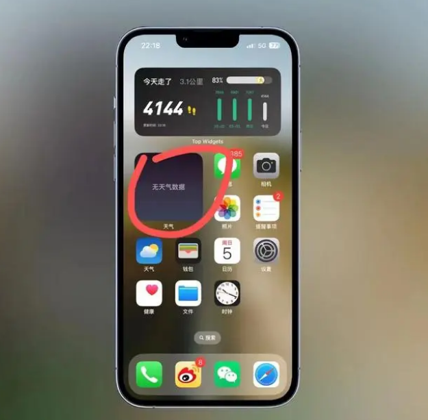 定安苹果手机维修分享:iOS16主屏幕天气小组件无法正常工作怎么办？ 