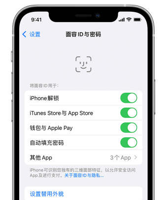 定安苹果手机维修分享升级iOS 16 后 Face ID不可用怎么办 