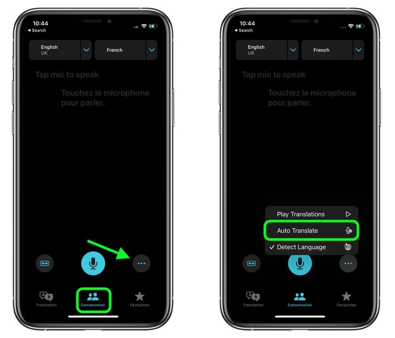 定安苹果手机维修分享iOS 15 “翻译” App 新改进 